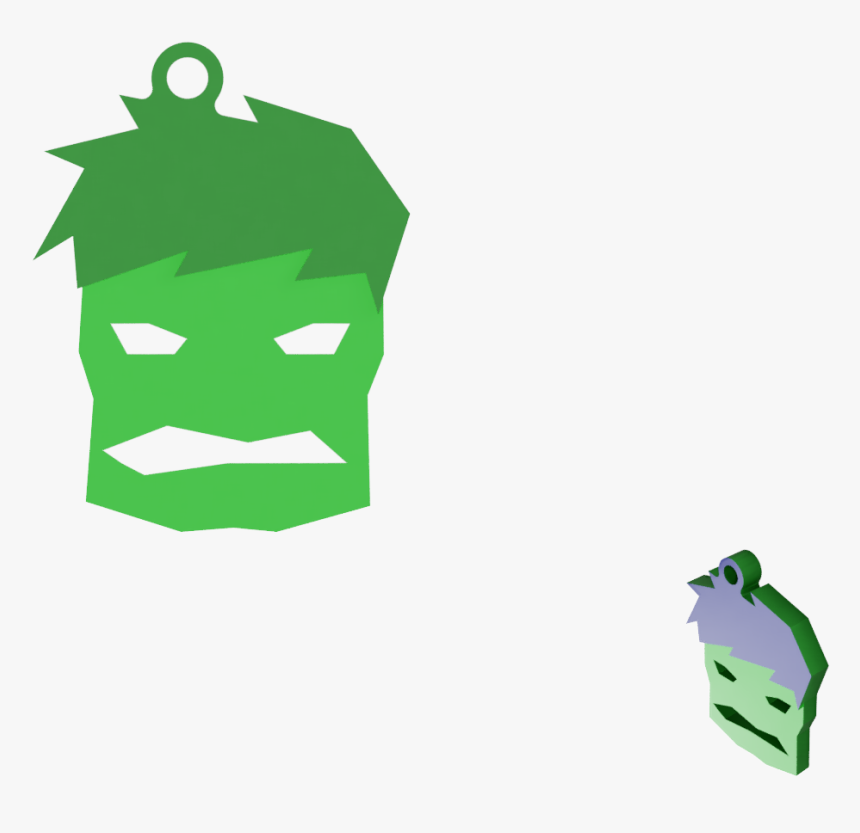 Keychain Hulk Minimal, HD Png Download, Free Download