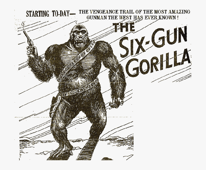 Illustration"
 Title="illustration - Six Gun Gorilla, HD Png Download, Free Download