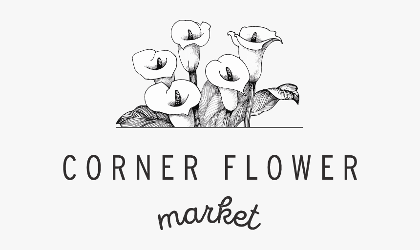 Corner Flower Market - Flower Market Logo, HD Png Download, Free Download