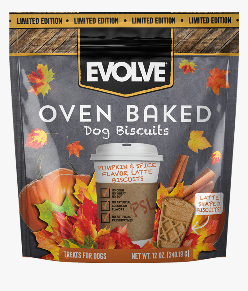 Evolve Pumpkin Spice Latte Dog Treat, HD Png Download, Free Download