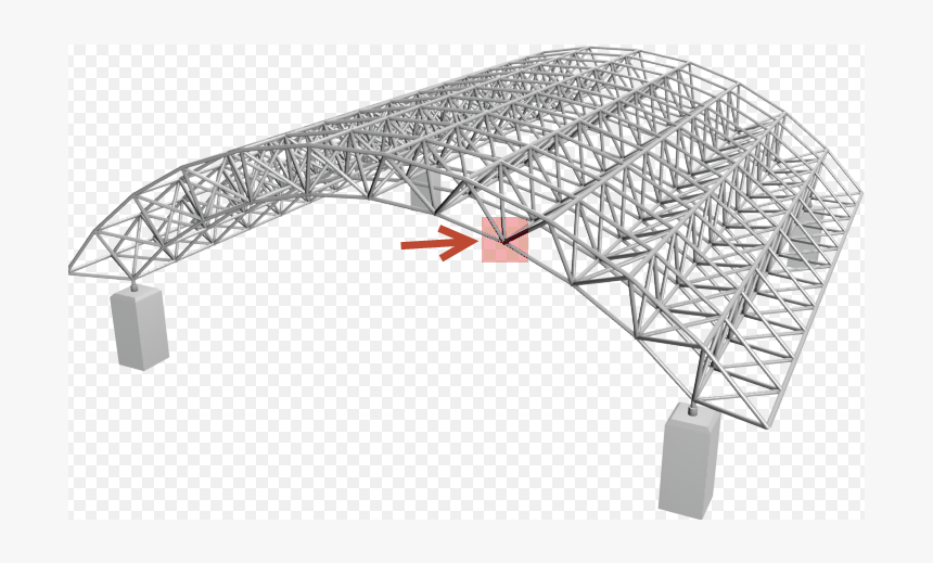 Barrel Vault Space Frame, HD Png Download, Free Download