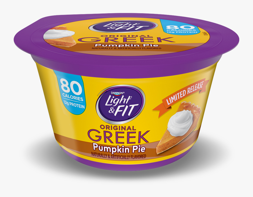 Light And Fit Greek Yogurt Pumpkin Pie, HD Png Download, Free Download