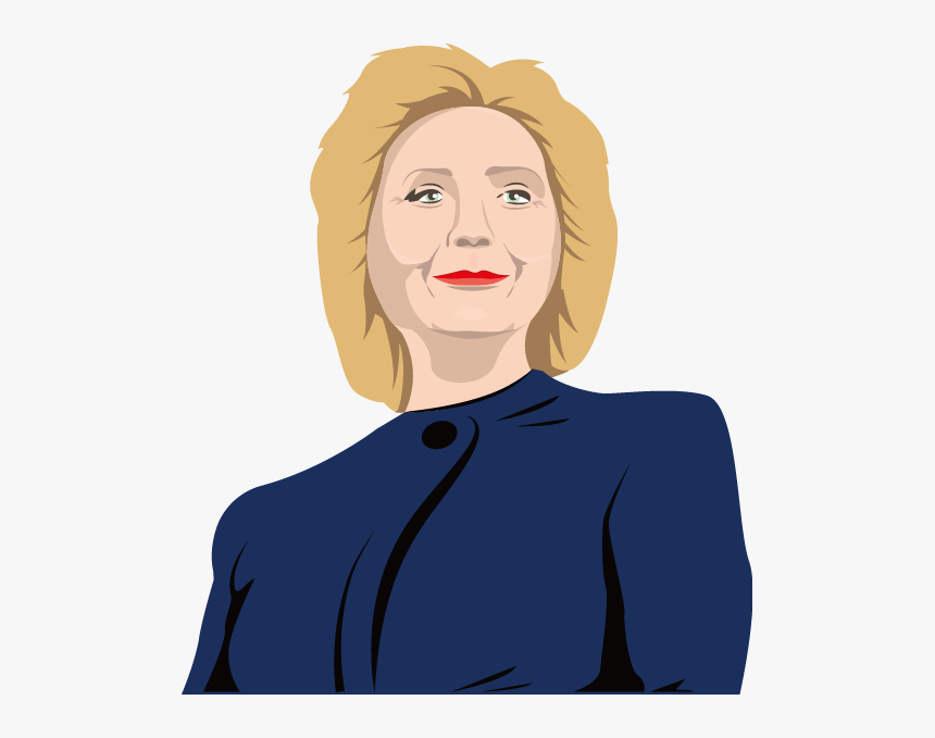 Transparent Hillary Head Png - Cartoon, Png Download, Free Download