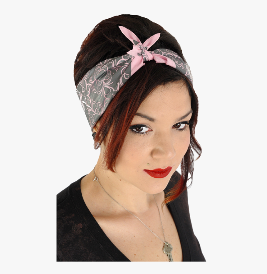 Bow Tie Headband In Bandana, HD Png Download, Free Download