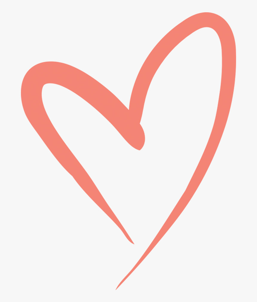 Heart - Black And White Heart Sketch, HD Png Download, Free Download