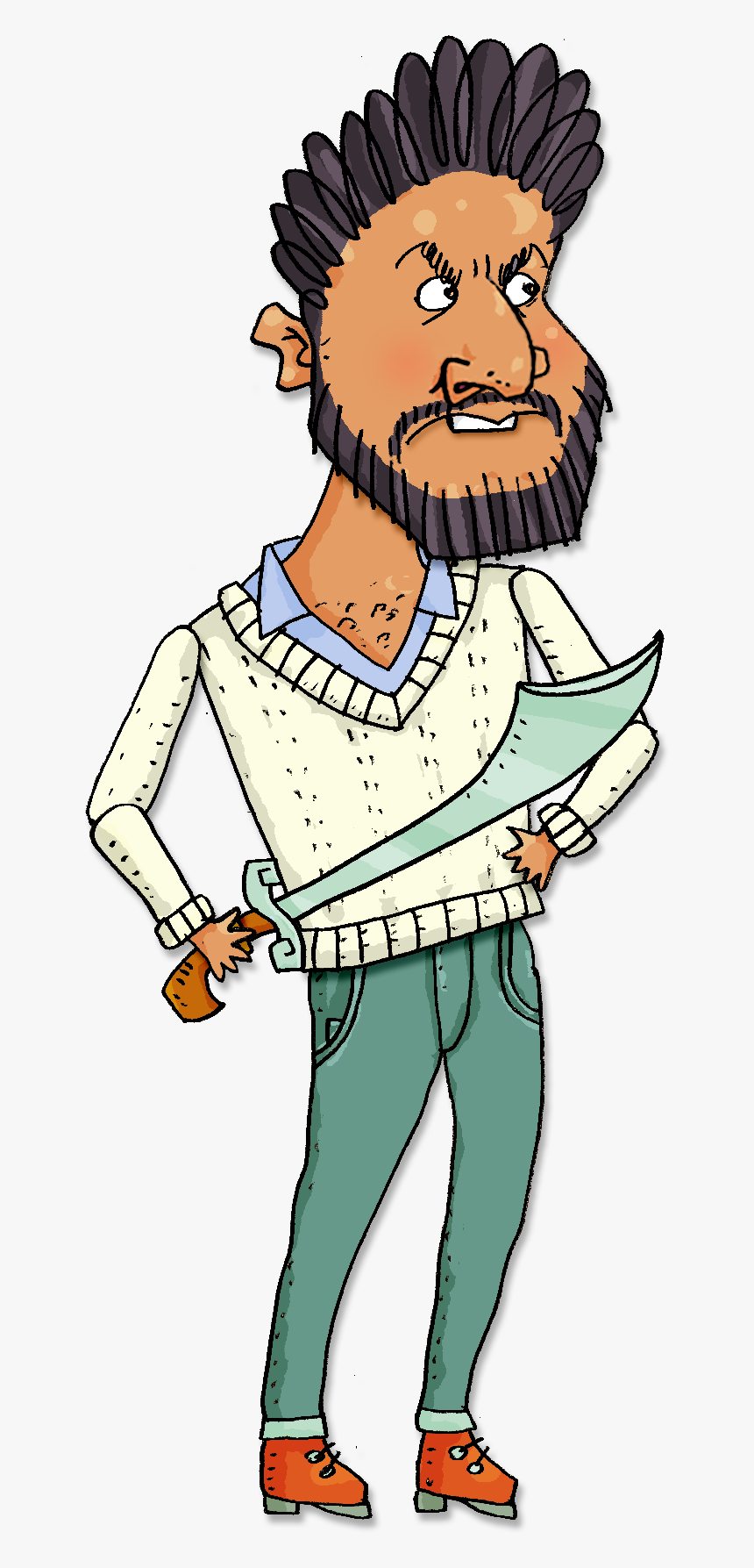 Image Muhammad Hamza Tzortzis - Cartoon, HD Png Download, Free Download