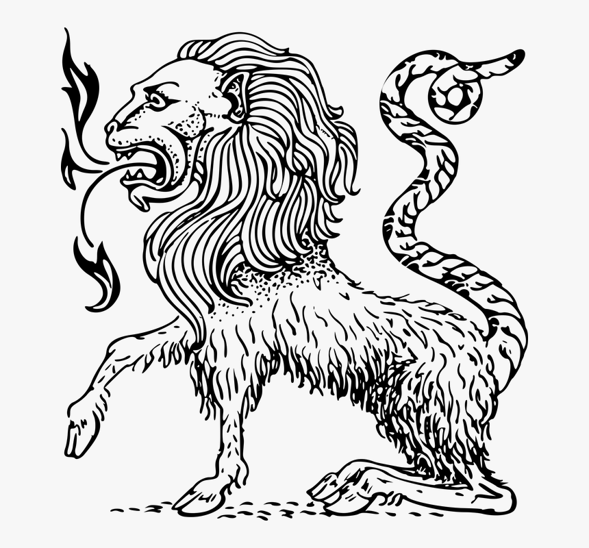 Chimera, Creature, Greece, Greek, Monster, Myth - Chimera Clipart, HD Png Download, Free Download