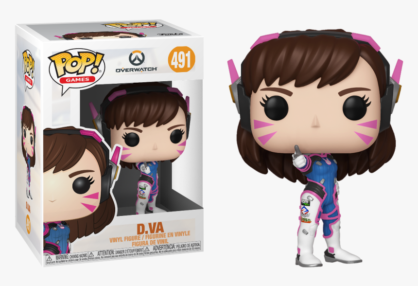 - Vinyl Figure Overwatch - Dva Overwatch Funko Pop, HD Png Download, Free Download