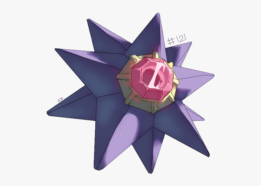 Starmie For Pokegraph’s Artdex - Starmie Png, Transparent Png, Free Download