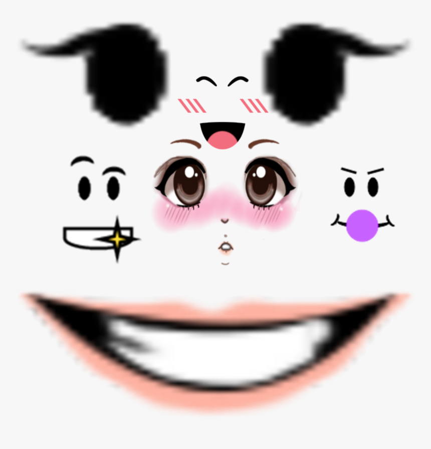 Roblox Faces Faces Roblox Hd Png Download Kindpng - cute face roblox free