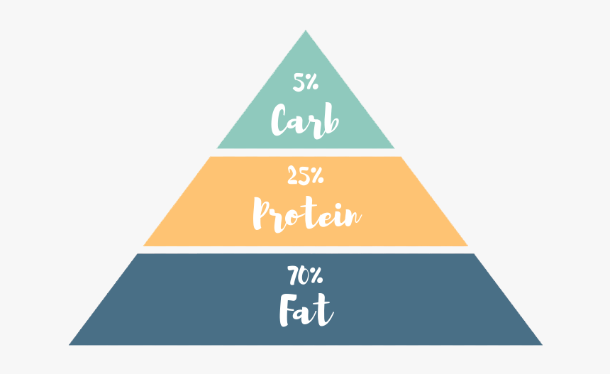 Keto Food Pyramid Shows Sources Of Calories Intake - Traffic Sign, HD Png Download, Free Download