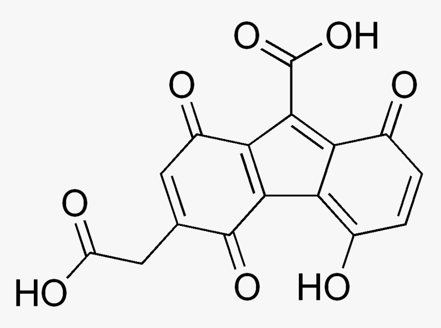 800px-hipposudoric Acid - M Nitrobenzoic Acid Structure, HD Png Download, Free Download