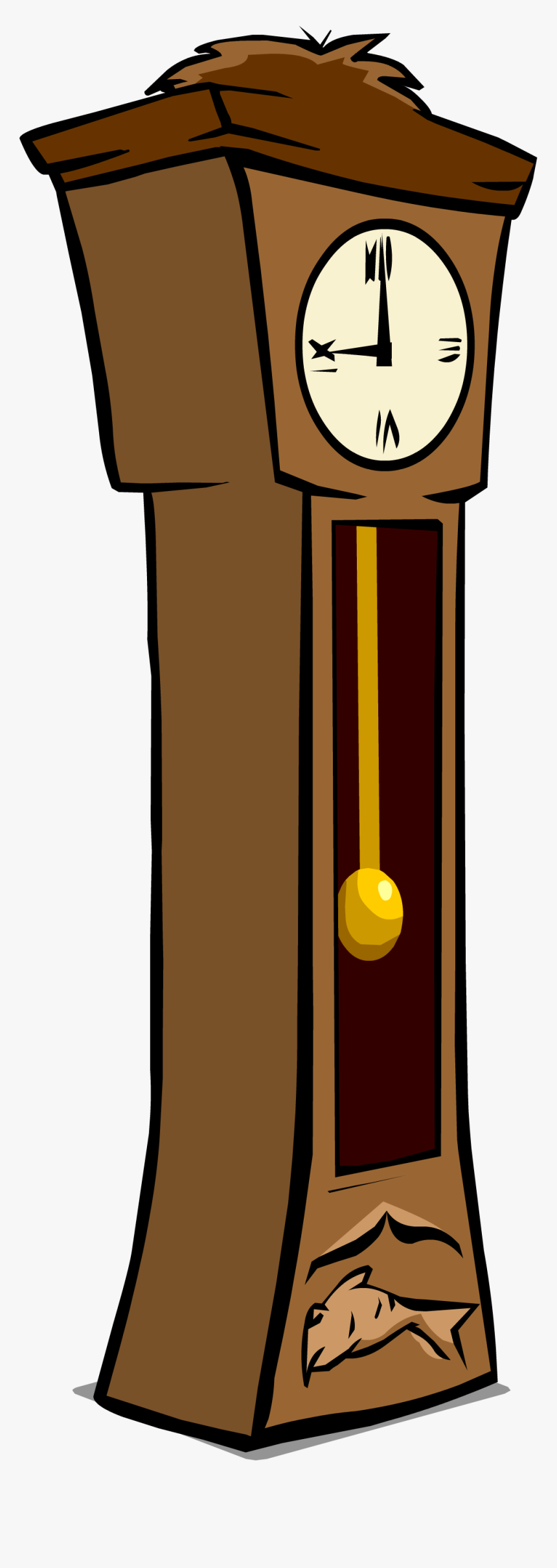 Image Grandfather Clock Sprite - Grandfather Clock Clipart Png, Transparent Png, Free Download