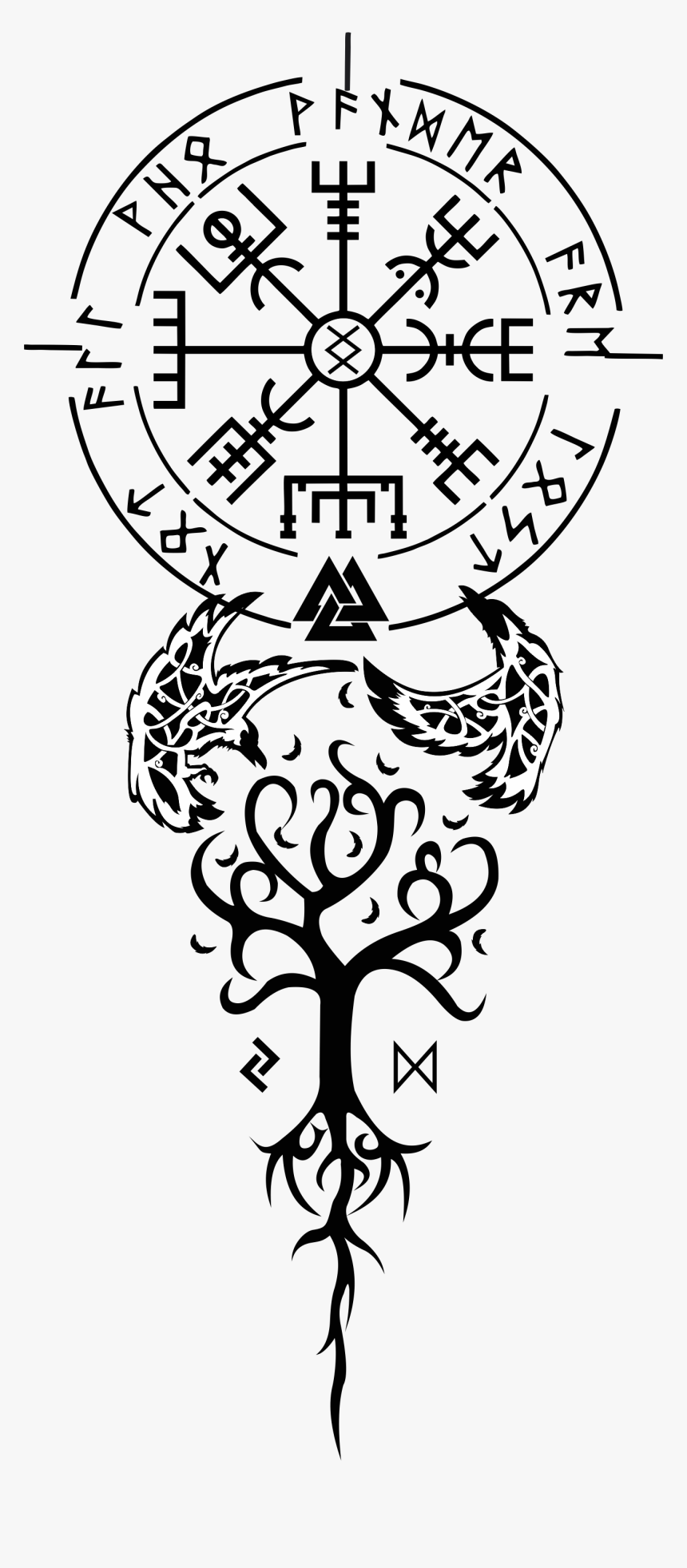 Vegvisir Not All Who Wander Are Lost Not All Who Wander Are Lost Viking Hd Png Download Kindpng