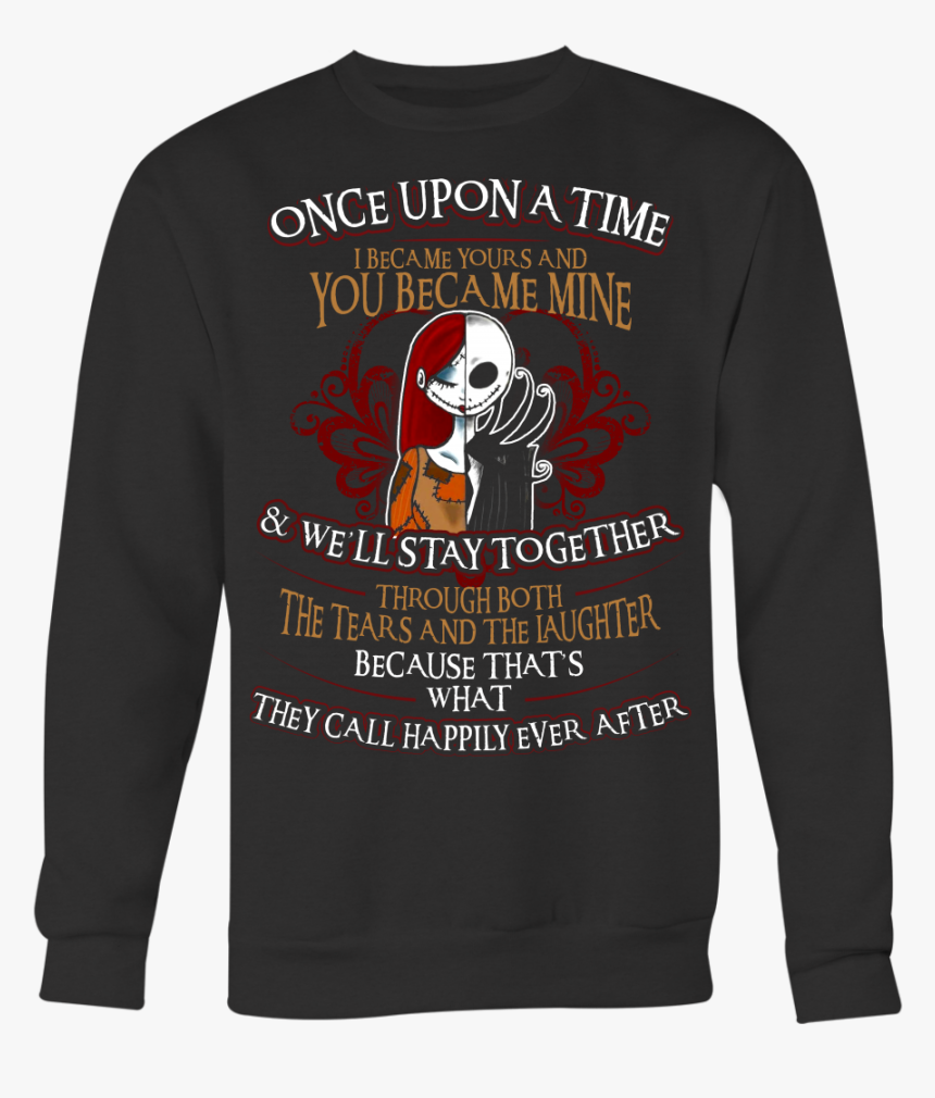 Jack & Sally The Nightmare Before Christmas Shirt, - Long-sleeved T-shirt, HD Png Download, Free Download