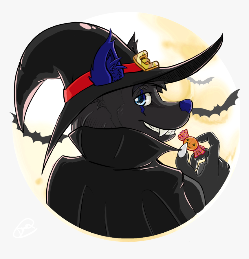 Ych Halloween Moon Portrait - Cartoon, HD Png Download, Free Download