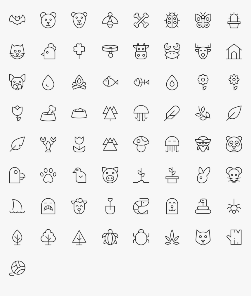 Animals Nature Icons 64px - School Education Icon Png, Transparent Png, Free Download