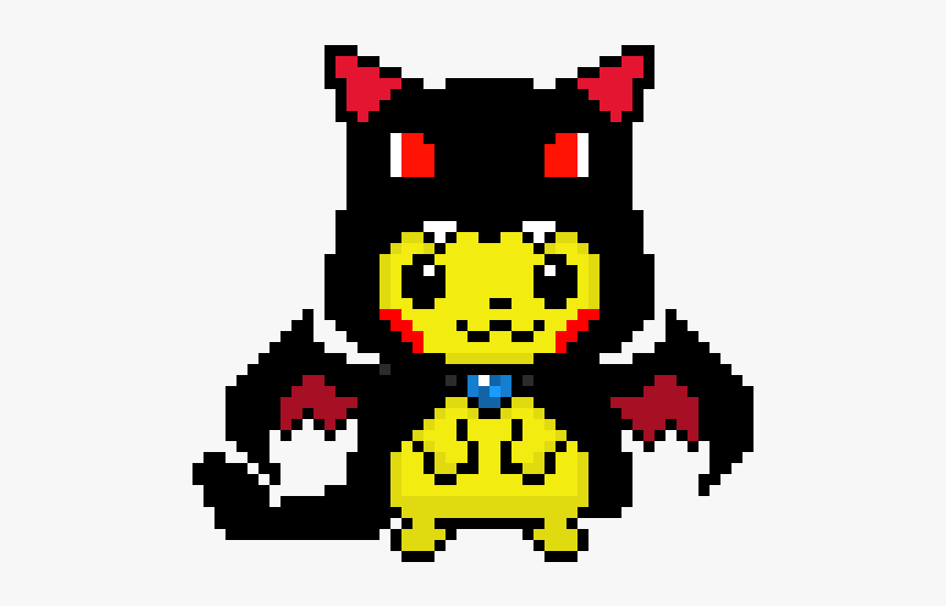 Pikachu Umbreon Pixel Art, HD Png Download, Free Download