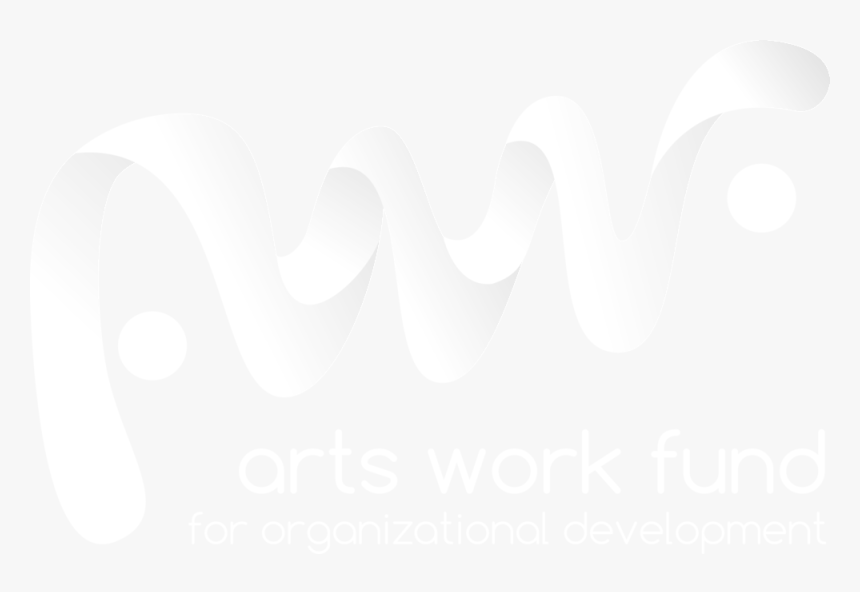 Arts Work Fund Logo White - White Volunteer Png, Transparent Png, Free Download