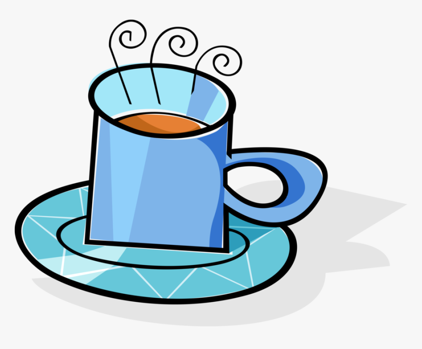 Vector Illustration Of Cup Of Hot Freshly Brewed Coffee, HD Png Download, Free Download