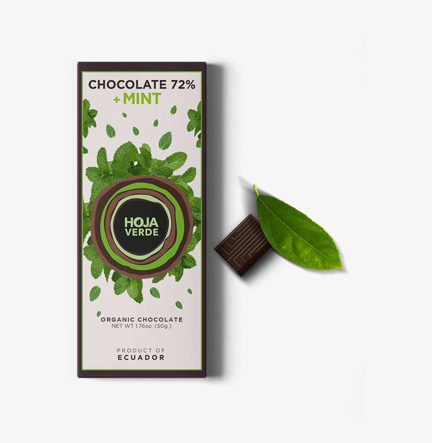 Hoja Verde Chocolate 58% & Quinoa , Png Download - Hoja Verde Chocolate Menta, Transparent Png, Free Download