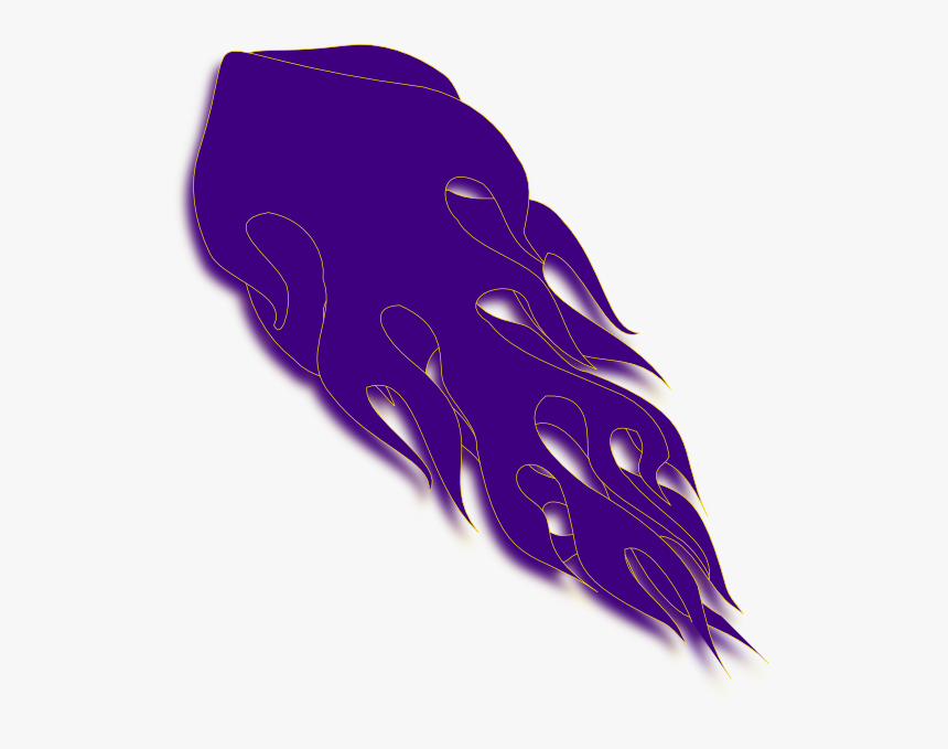 Purple Innovation Flame Fire Clip Art - Cartoon Purple Fire Png, Transparent Png, Free Download