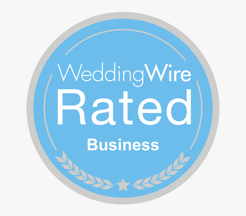 Weddingwire Rated Silver Badge - Circle, HD Png Download, Free Download