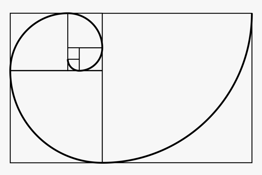 Transparent Fibonacci Spiral Png, Png Download - kindpng