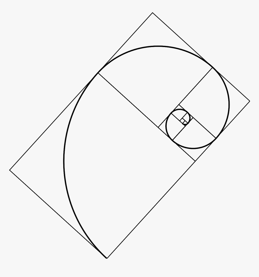 Fibonacci Spiral, HD Png Download, Free Download