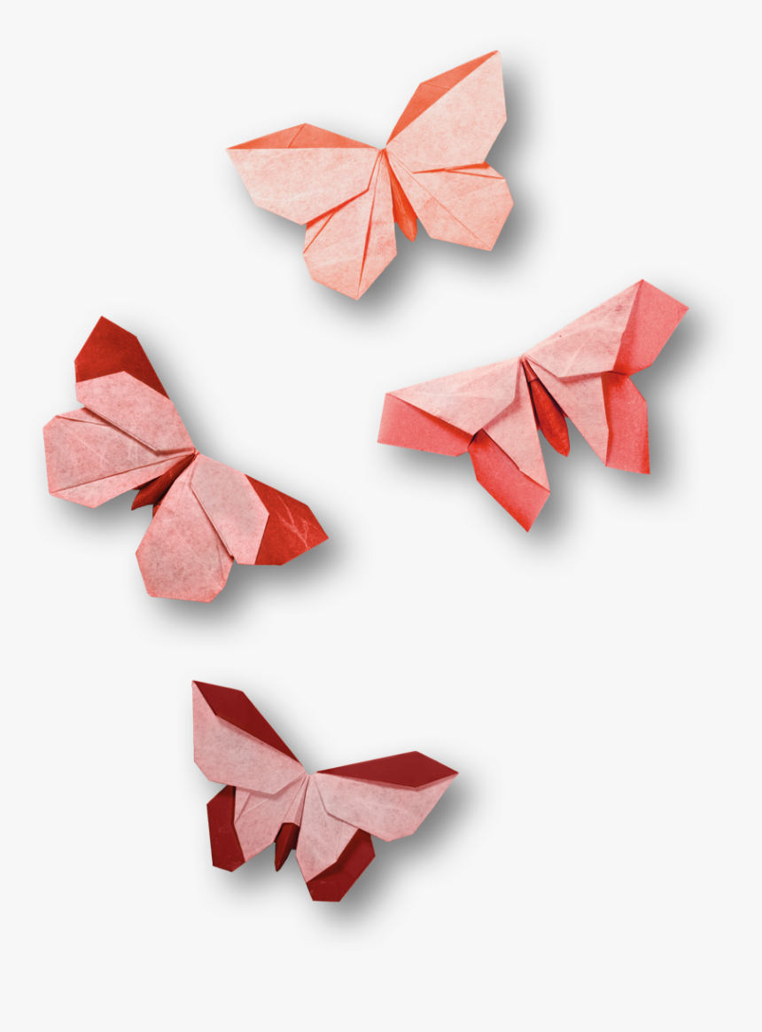 Png Butterfly Origami - Origami Butterfly Png, Transparent Png, Free Download