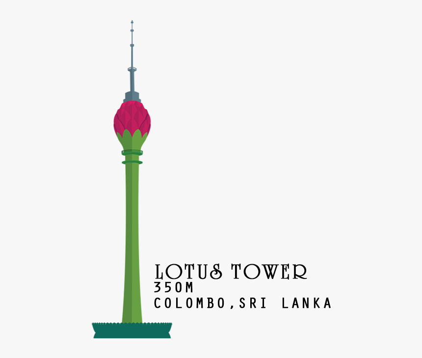 Colombo Lotus Tower Png, Transparent Png, Free Download