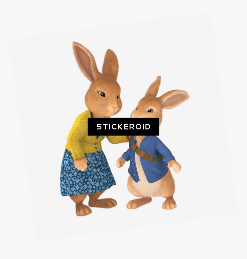 Peter Rabbit And Mum - Bunny Mom Clipart, HD Png Download, Free Download