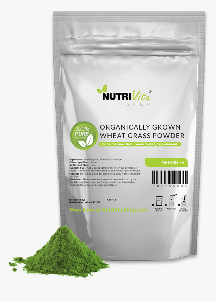 Wheat Grass Powder Usda Certified Organic - Ure Raspberry Ketones Weight Loss Ketone Powder, HD Png Download, Free Download