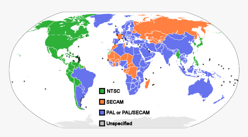 Video Standard Distribution - Ntsc Vs Pal, HD Png Download, Free Download