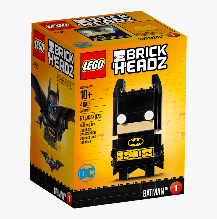 Lego Brickheadz Batman 41585, HD Png Download, Free Download