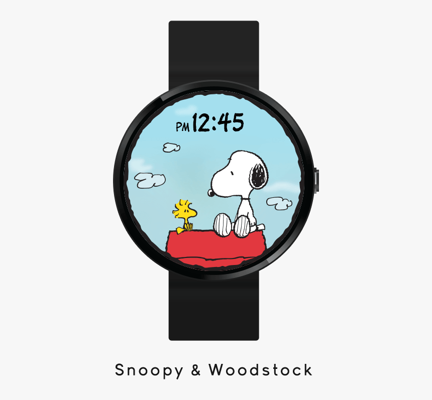 Snoopy & Woodstock - Analog Watch, HD Png Download, Free Download