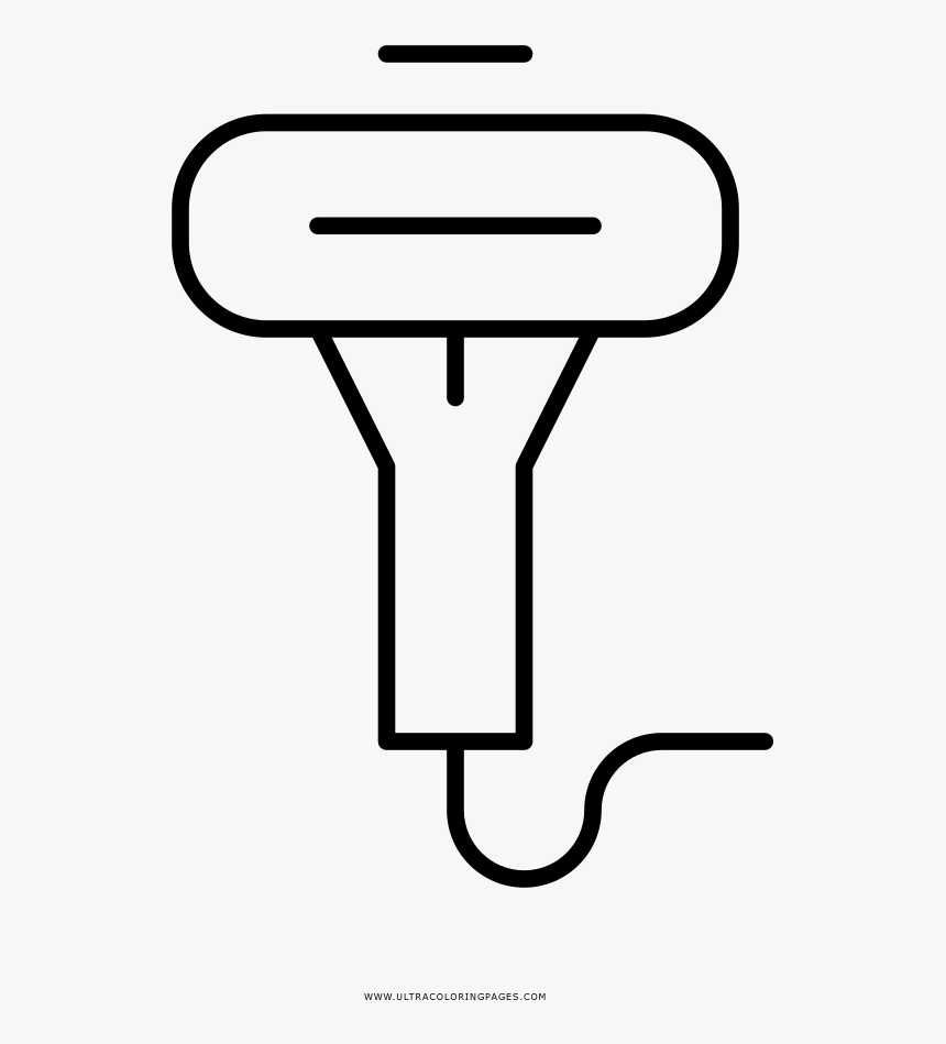 Barcode Scanner Coloring Page, HD Png Download, Free Download