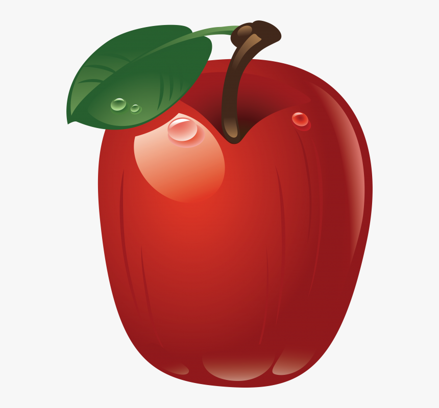 Apple Png Clipart - Apple Illustration On Transparent Background, Png Download, Free Download