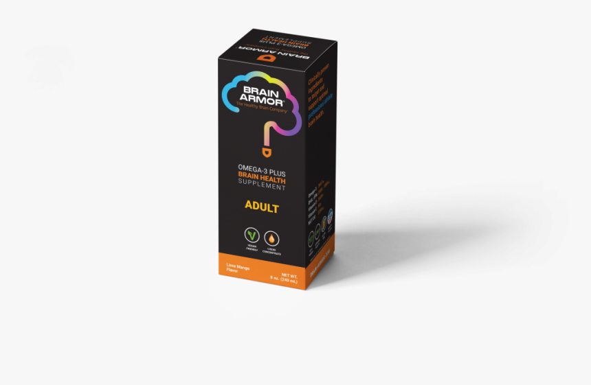 Adult 50 Omega-3 Plus Brain Armor - Juicebox, HD Png Download, Free Download