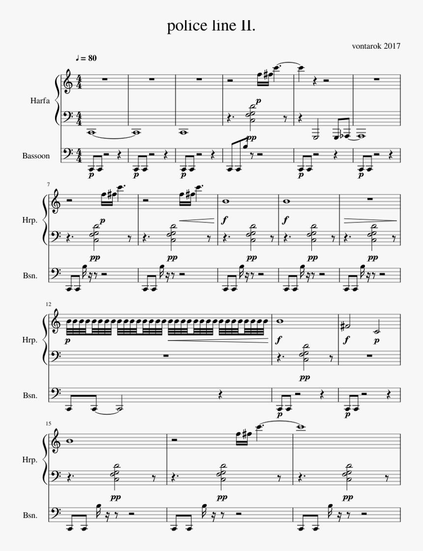 Police Line Ii - Msu Fight Song Piano Sheet Music, HD Png Download, Free Download