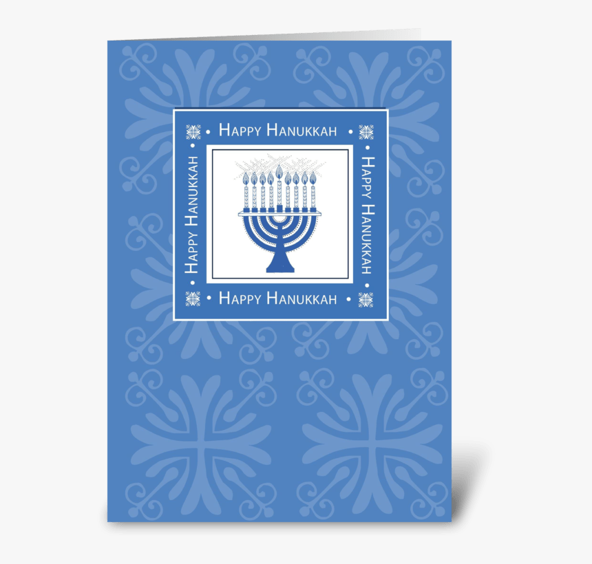 Hanukkah In Blue Greeting Card - Masquerade Ball, HD Png Download, Free Download