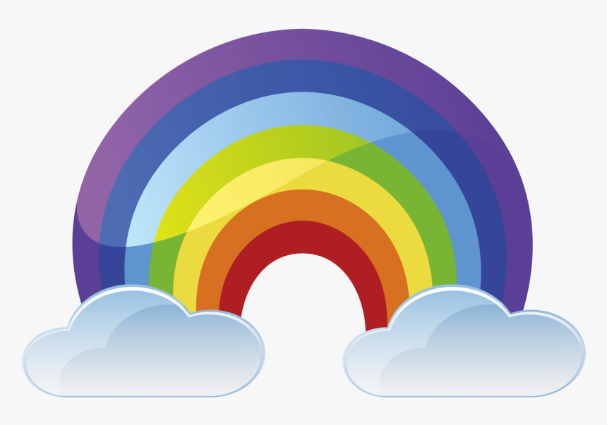 Cartoon Rainbow 1500*1500 Transprent Png Free - Graphic Design, Transparent Png, Free Download