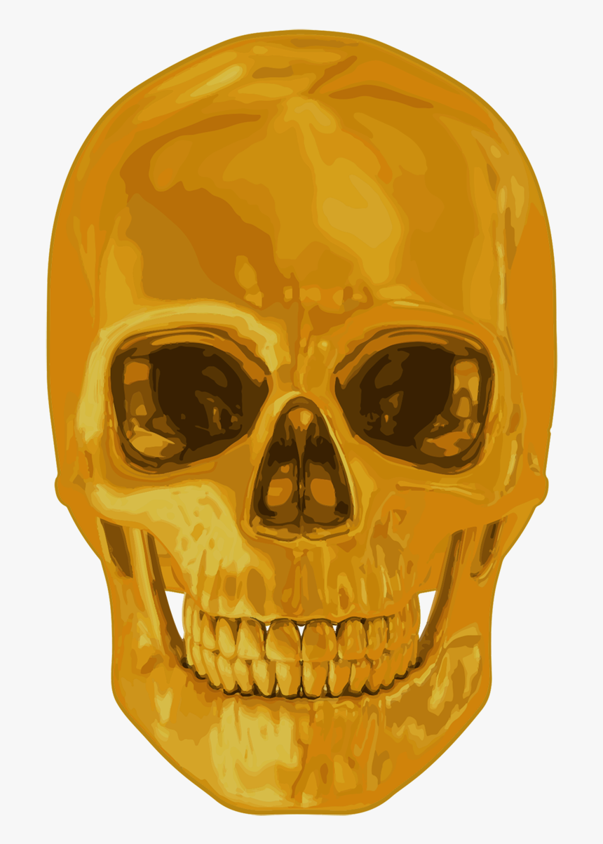 The Devil Underground - Golden Skull No Background, HD Png Download, Free Download