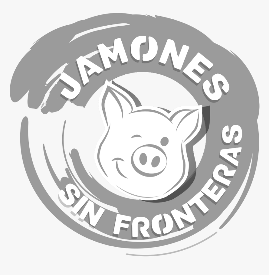 Logo Sello Gris - Domestic Pig, HD Png Download, Free Download