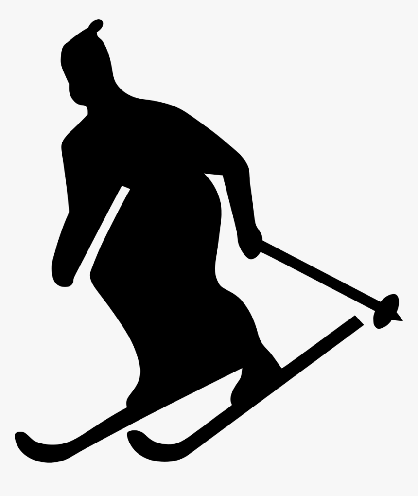 Skier Silhouette, HD Png Download, Free Download