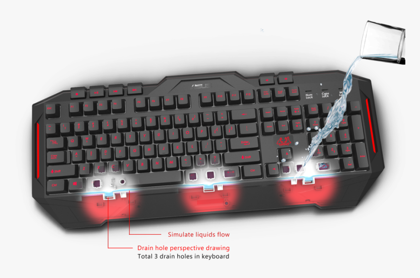 Asus Cerberus Gaming Keyboard, HD Png Download, Free Download