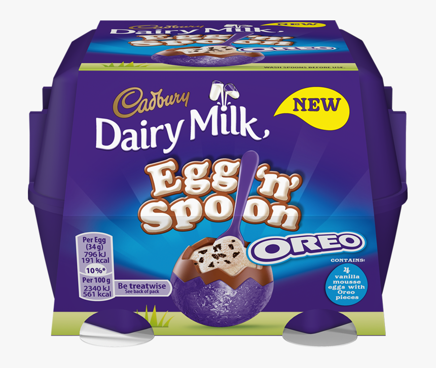 Cadbury Oreo Egg N Spoon, HD Png Download, Free Download