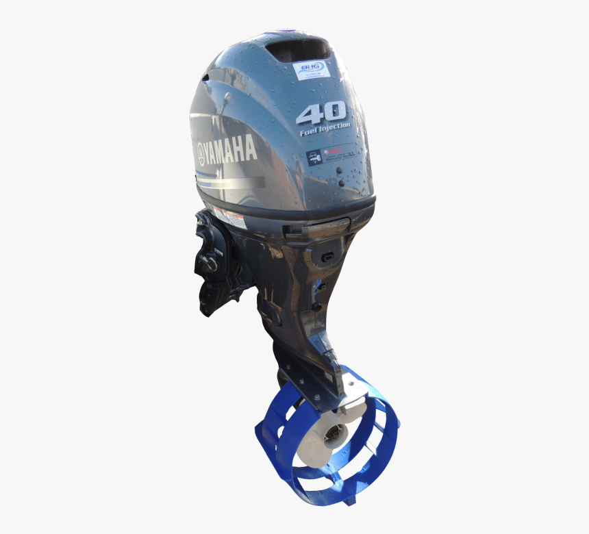 Yamaha 40 Hp Outboard With Prop Guard Edity - Football Gear, HD Png Download, Free Download