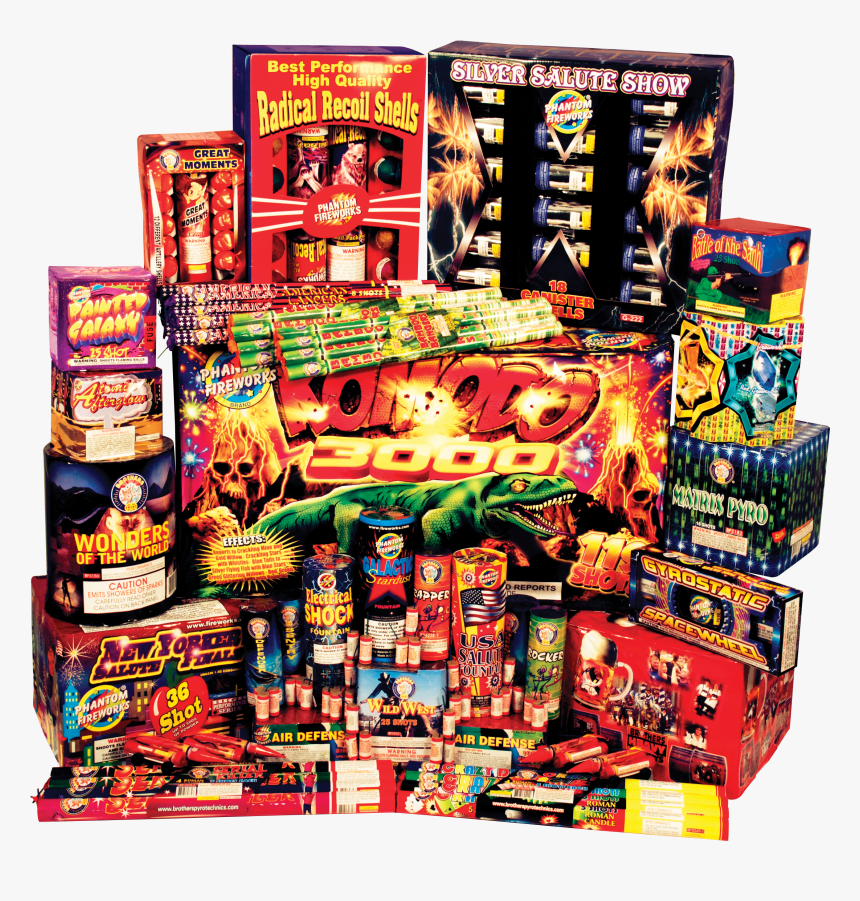 Fireworks Assortment Brothers Jumbo Assortment - Phantom Fireworks ...