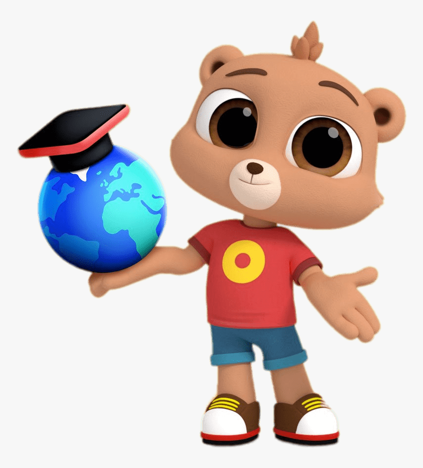 Polo Marco Holding Earth - Cartoon, HD Png Download, Free Download